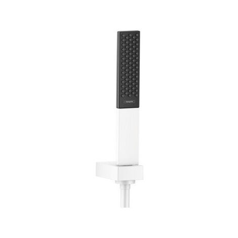 Set Porter 1,25 m/Douchette 100 1jet blanc mat