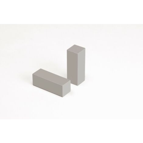 Set posa angolare battente rettangolare grigio tortora 22x62x2 - kimono
