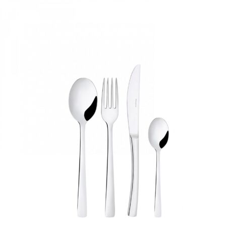 Set posate 24 pezzi in scatola Gallery Tendence Acciaio Lucido Bugatti
