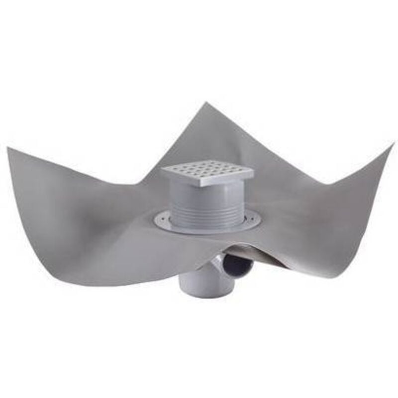 Omp Tea - Set pour douche au sol « gully q » avec grille et drap tea