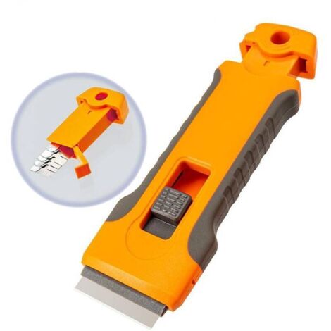 Set professionale di 10 raschietti per piani cottura in ceramica e a induzione con lame di ricambio incluse, ideale per la pulizia e la bellezza