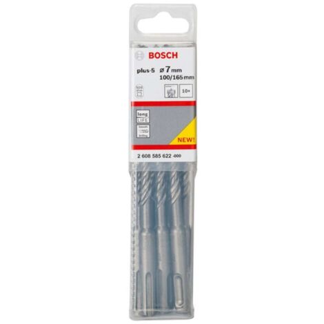 Set punte Bosch SDS-plus-5 7mm 10 pezzi [2608585622]