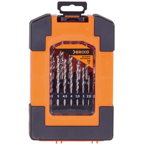 SET PUNTE BRIXO HSS FRESATE PZ19