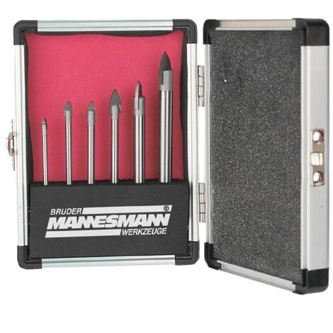 MAISONCHIC Brueder Mannesmann Werkzeuge - Kit punte da trapano per vetro