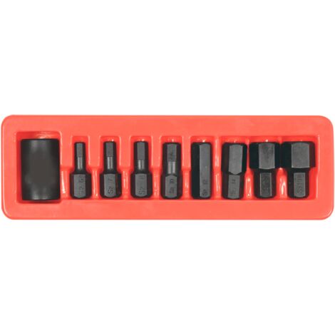 SET PUNTE ESAGONALI BUSSOLE INSERTI 1/2&quot IMPATTO RIPARAZIONE MOZZI 6 19 MM 781to