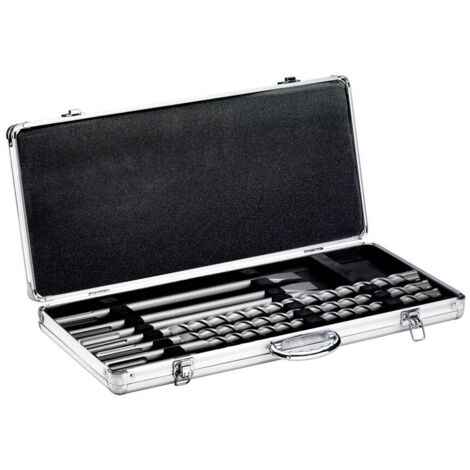 Set punte/scalpelli Sds-Max SP, 7 pezzi in valigetta di alluminio Metabo
