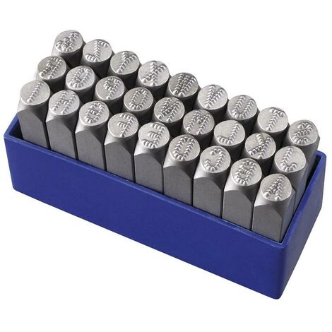 Set punzoni micro stress lettere 4 mm x marcatura