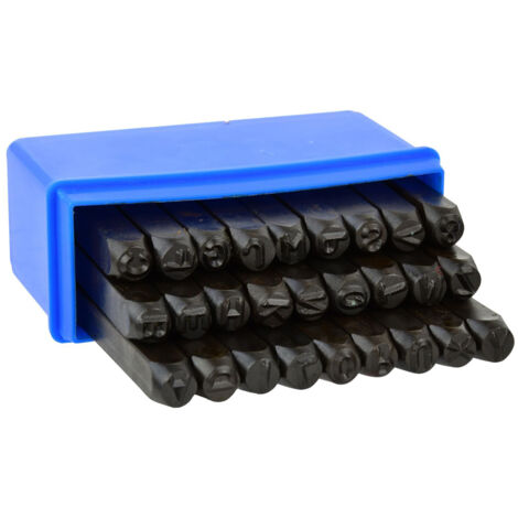 SET PUNZONI STAMPINI NUMERI CIFRE 27pz 6mm GEKO G01812