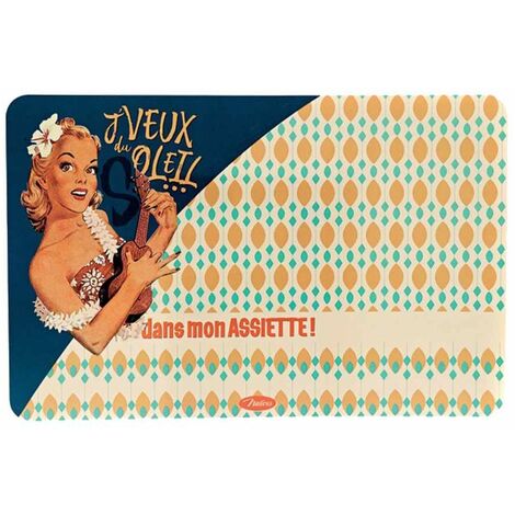Set PVC de table Rectangulaire - J'veux du soleil