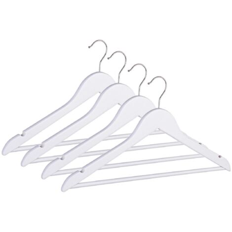 Set quattro grucce cloth bianco