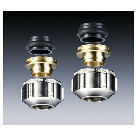 SET RACCORDI CU (CLIPPING / SERRAGGIO) 10 mm (per 2)