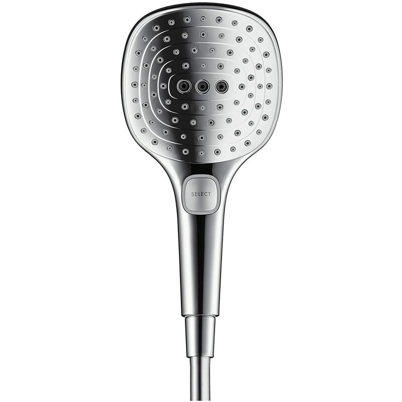 Hansgrohe Ensemble Barre de Douche Raindance Select E 120 3 Jets avec Barre 65cm Chrome 26620000