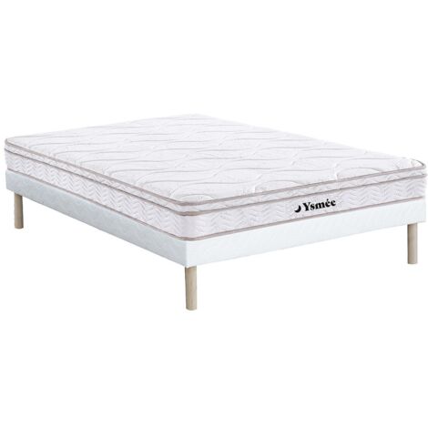 Set rete + materasso molle 3 zone 140 x 190 cm - WOLKENTANZ di MORGENGOLD