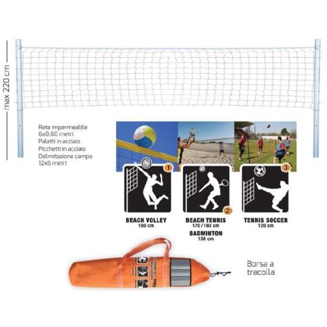 Set Rete Multisport Beach volley Beach Tennis Badminton Tennis Soccer Vari Sport