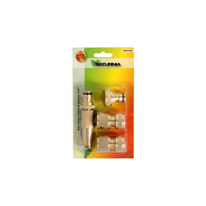 

Set riego 4 piezas para mangueras 12' fabricado en laton