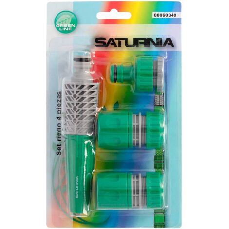 Set Riego Plastico4 Piezas Saturnia