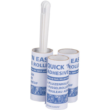 Set rodillo quitapelusas adhesivo lifetime