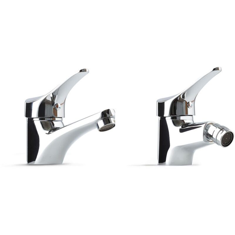 Set Rubinetteria 2 Pezzi Per Lavabo e Bidet Cembra