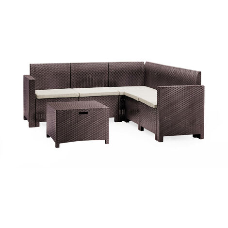 Set Salotto da Esterno - Salottino Outdoor Marrone
