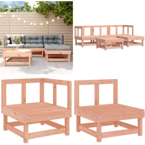 Set Salotto da Giardino 5 pz in Legno Massello di Douglas - Mobili da giardino - Divani da giardino