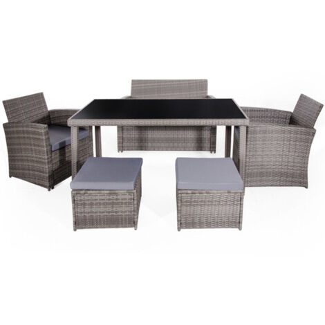 Divano Giardino Mobili Da Giardino Salotto Poly Rattan