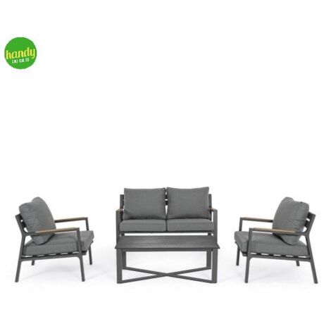 Set salotto Santorini Ambra Garden antracite