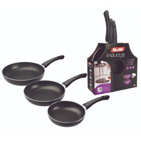 Set sartenes Ibili aluminio antiadherente 18 20 24 cm