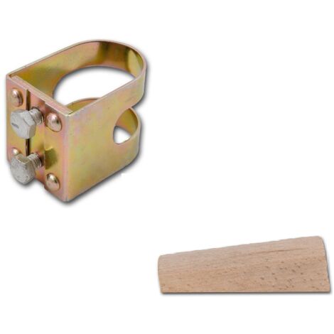 Set: Schraubzwinge + Sensenkeil