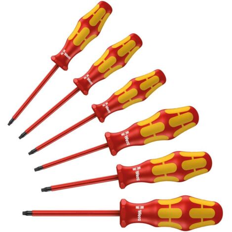Set Screwdriver 167I/6 Vde Torx 6-Pieces Wera