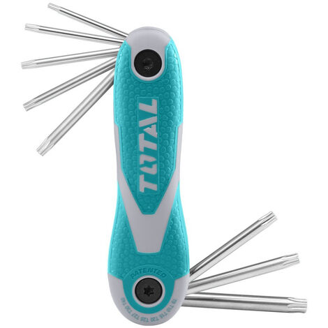 SET SERIE CHIAVI TASCABILI 8pz CHIAVE MASCHIO TORX TOTAL