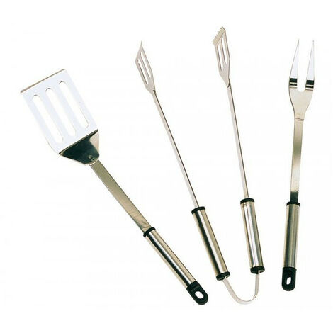 Set service inox 3 pièces 38 cm