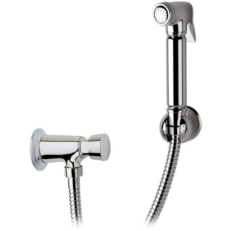 Miscelatore Per Bidet Con Doccetta Estraibile.Set Doccetta Bidet Con Doccia A Pulsante Flessibile E Rubinetto Temporizzato 332tel