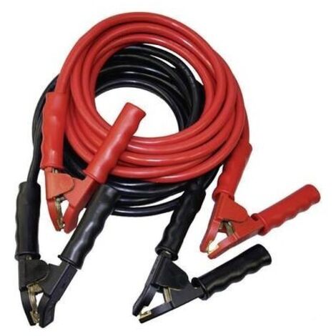 SET® SK550-WZ Cavi batteria per avviamento d'emergenza 50 mm² Rame 5.00 m con pinze in ottone angolate, senza circuito