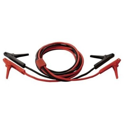SET® SKS16 Cavi batteria per avviamento d'emergenza 16 mm² Rame 3.00 m con pinze di plastica, con circuito di protezion