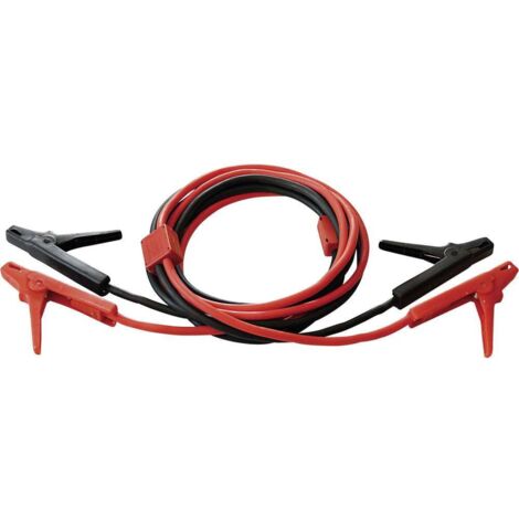SET® SKS25 Cavi batteria per avviamento d'emergenza 25 mm² Rame 3.50 m con pinze di plastica, con circuito di protezion