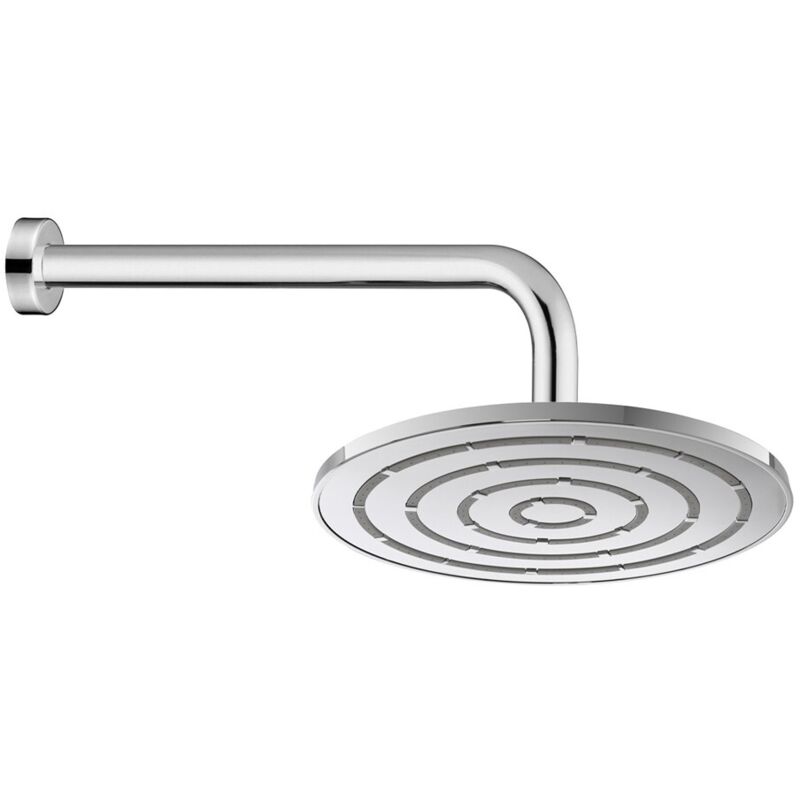 Set Soffione Doccia 20 Cm E Braccio Di 35 Cm In Finitura Cromo Anti...