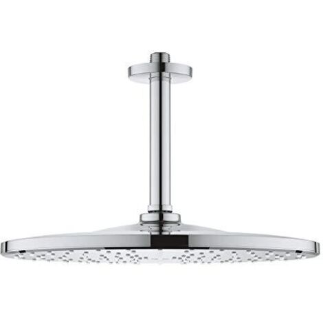 Set soffione doccia Grohe Rainshower 310 Mono 26559 Uscita a soffitto 142mm cromo