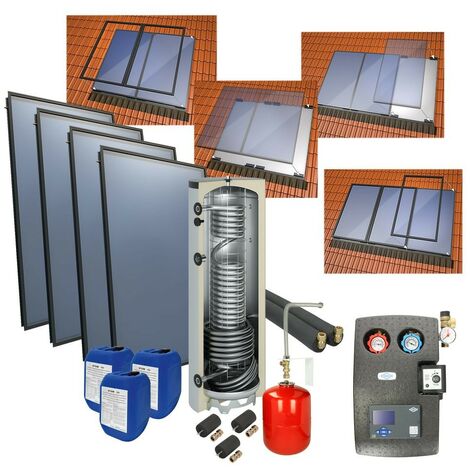 Set solaire 4plus en version intégration avec 4 capteurs