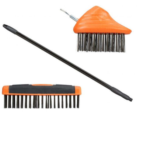 Set spazzole con manico telescopico