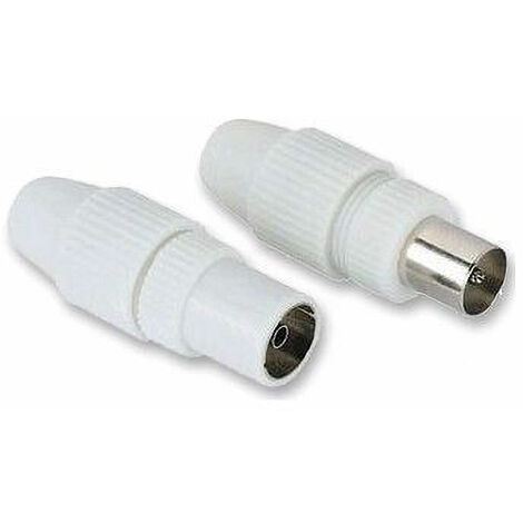 SET SPINA COASSIALE IEC 9,5MM 75 OHM E PRESA COASS