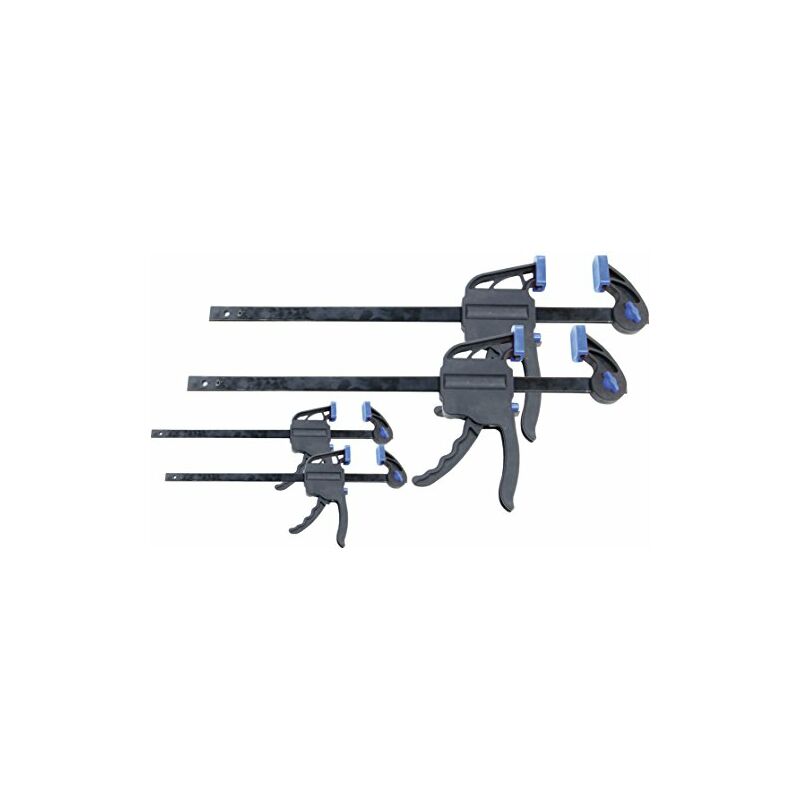 B25665 set di morsetti, Silver, Set di 4 Pezzi