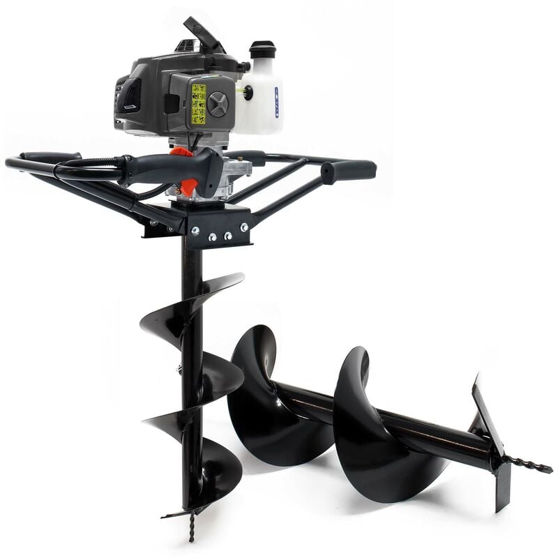 

Set taladro de tierra, manejo 2-personas, 3 CV, 63,3 ccm con barrenas de Ø250 & 300mm