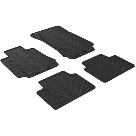 Set tappeti su misura in gomma - compatibile per Alfa Romeo Giulia (06/16) no Q4