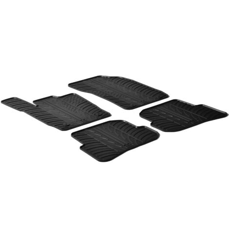 Set tappeti su misura in gomma - compatibile per  Audi A1 3p (09/1010/18) -  Audi A1 Sportback (02/1210/18)
