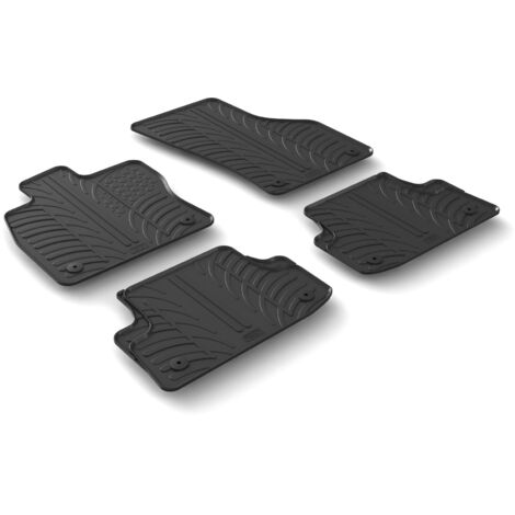 Set tappeti su misura in gomma - compatibile per  Audi A3 3p (09/1211/19) -  Audi A3 Cabriolet (03/1406/20) -  Audi A3 Sedan (09/1306/20) -  Audi A3 Sportback (11/1204/20)