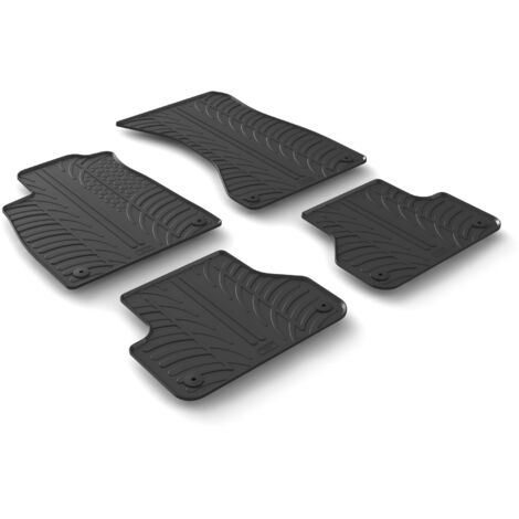 Set tappeti su misura in gomma - compatibile per Audi A4 4p (11/1509/24) - Audi A4 Allroad (06/1609/24) - Audi A4 Avant (11/1510/24)