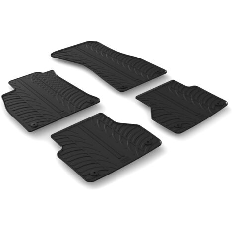 Set tappeti su misura in gomma - compatibile per Audi A6 4p (07/1805/25) - Audi A6 Avant (08/1804/25) - Audi A7 Sportback (04/1804/25) - Audi A6 Allroad (09/1909/24)