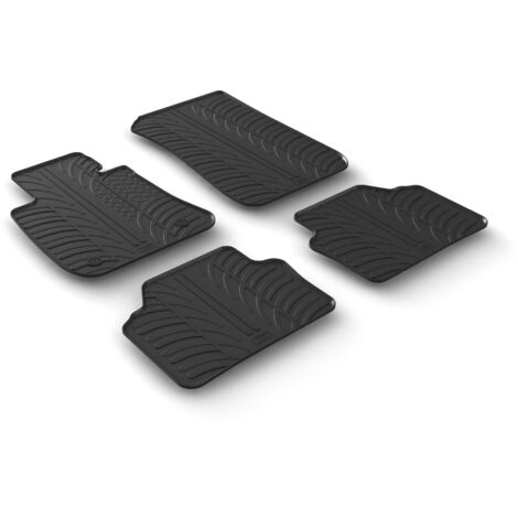 Set tappeti su misura in gomma - compatibile per  Bmw Serie 3 (E90) (03/0501/12) -  Bmw Serie 3 Touring (E91) (09/0505/12)