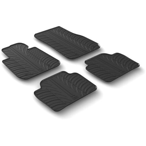 Set tappeti su misura in gomma - compatibile per  Bmw Serie 3 (F30) (02/1211/18) -  Bmw Serie 3 Touring (F31) (06/1207/19)