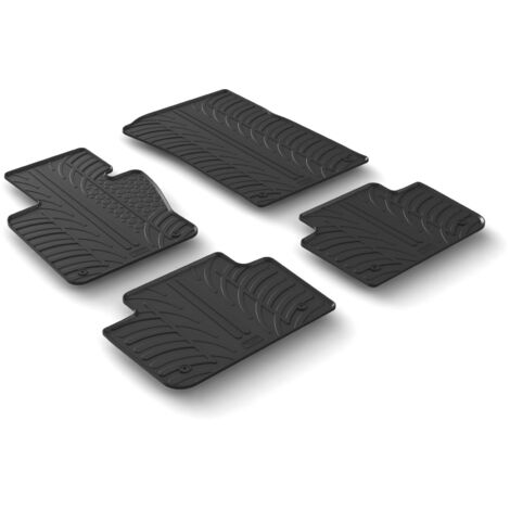 Set tappeti su misura in gomma - compatibile per  Bmw X3 (E83) (01/0410/10)